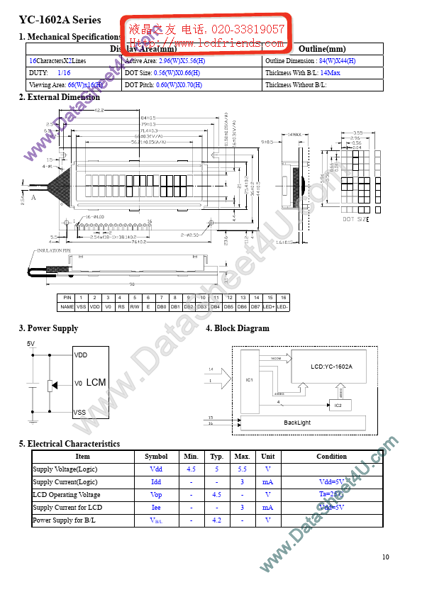 YC-1602A