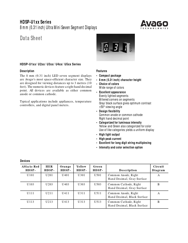 HDSP-U313