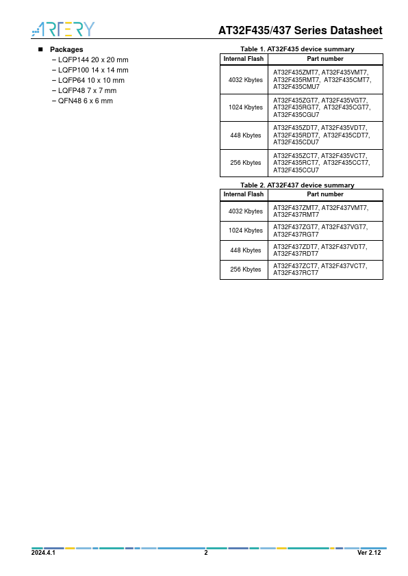 AT32F437 page 2 preview