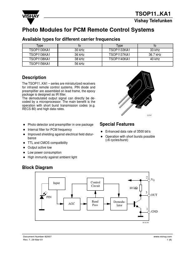 TSOP1236KA1