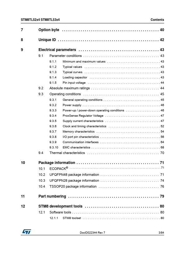 STM8TL52F4