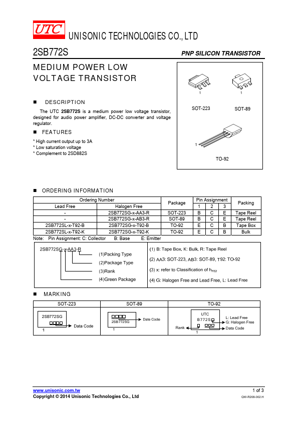 2SB772S