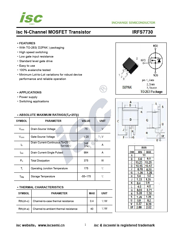 IRFS7730