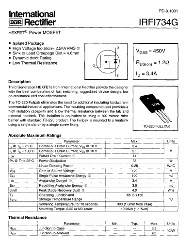 IRFI734G