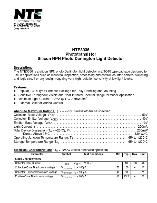 NTE3036