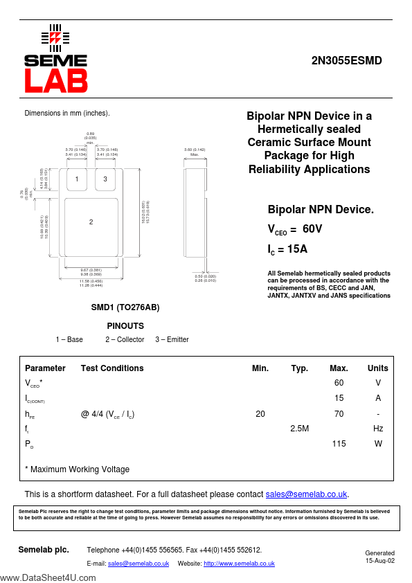 2N3055ESMD