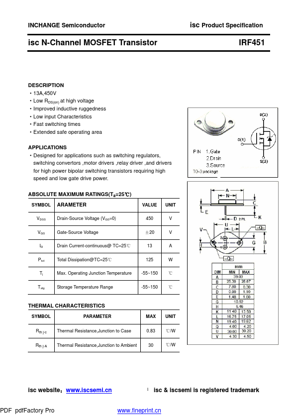 IRF451