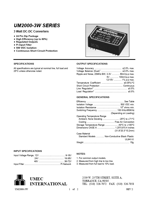 UM2034C-3W