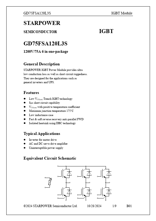 GD75FSA120L3S Datasheet Preview