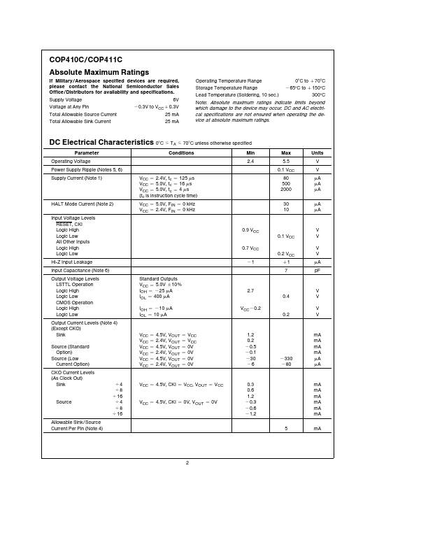 COP411C