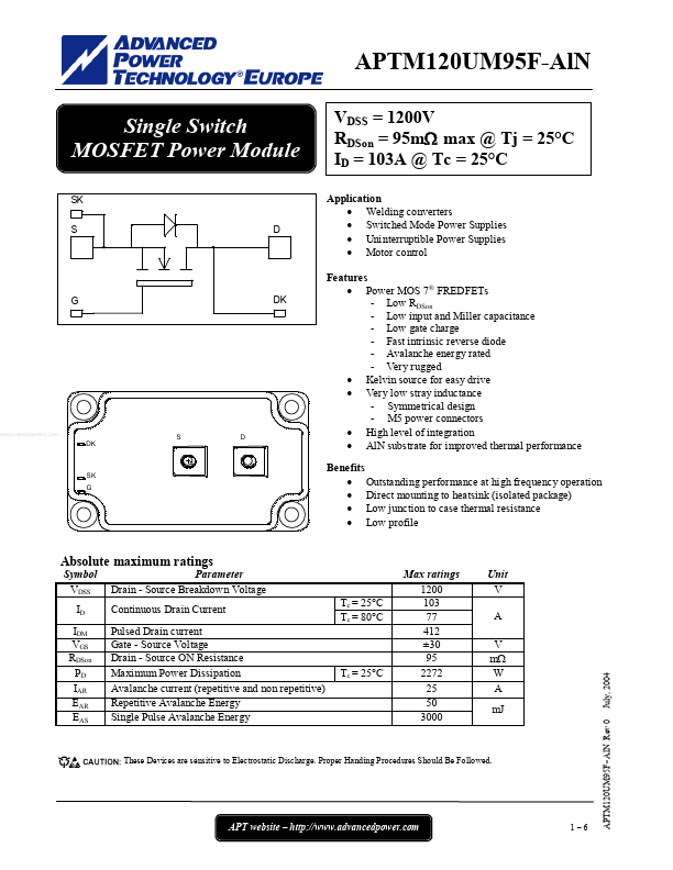 APTM120UM95F-ALN