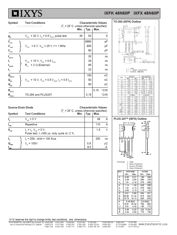 IXFK48N60P