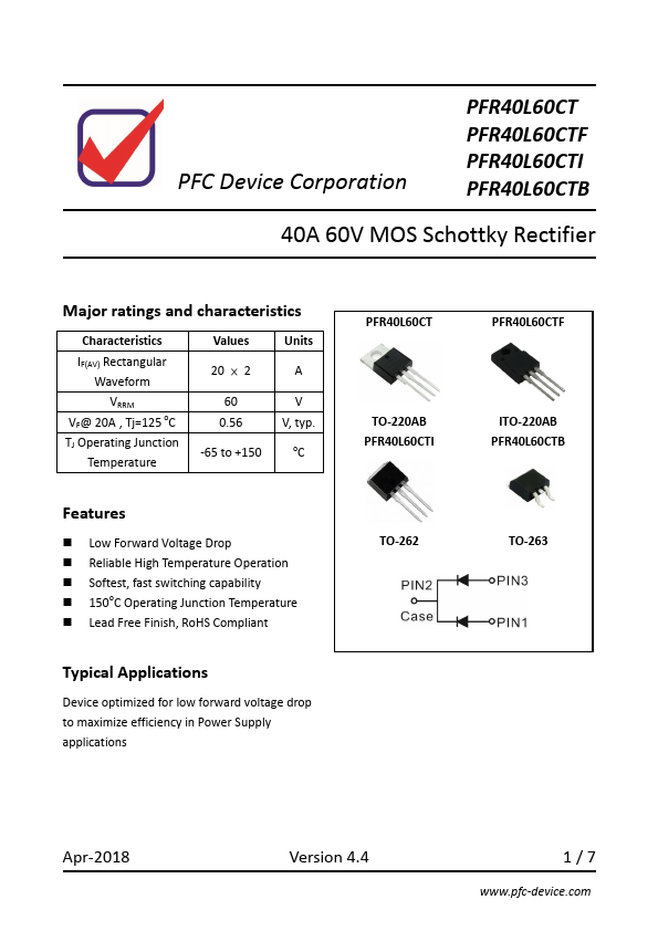 PFR40L60CT