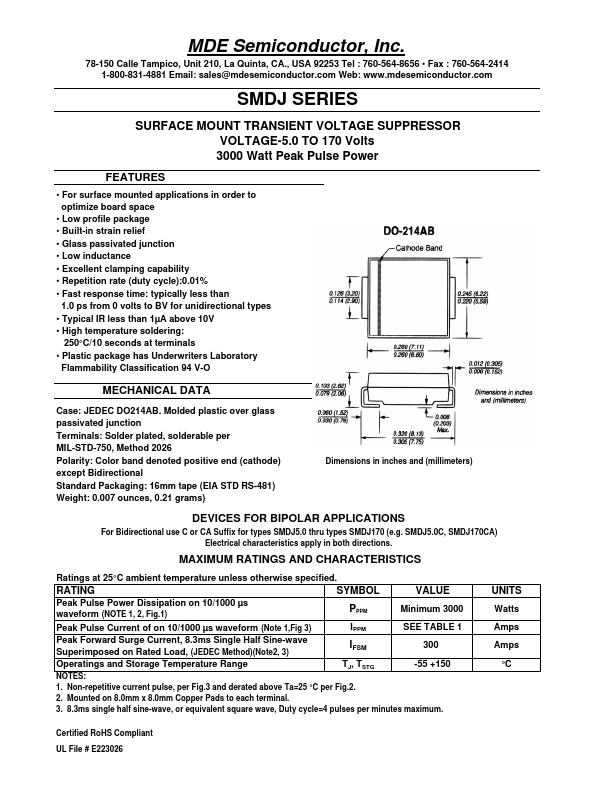 SMDJ90A