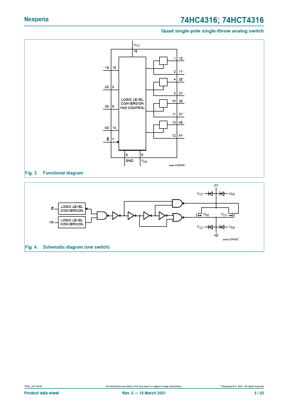 74HC4316D