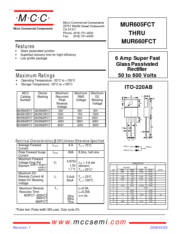 MUR620FCT