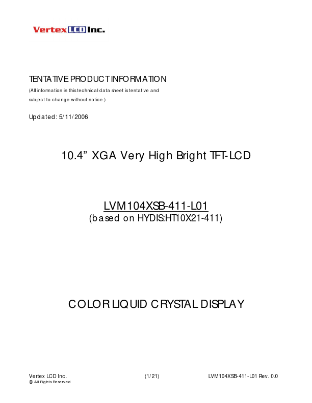LVM104XSB-411-L01