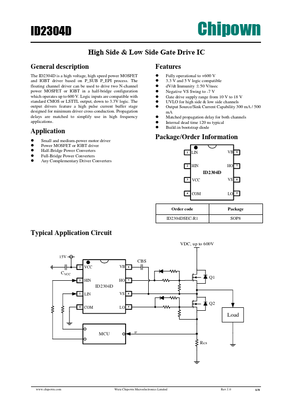 ID2304D Datasheet Preview