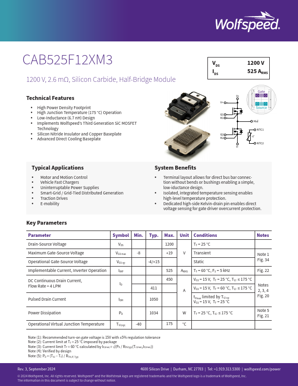 CAB525F12XM3 Datasheet Preview