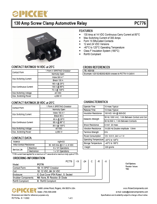 PC776 Datasheet Preview