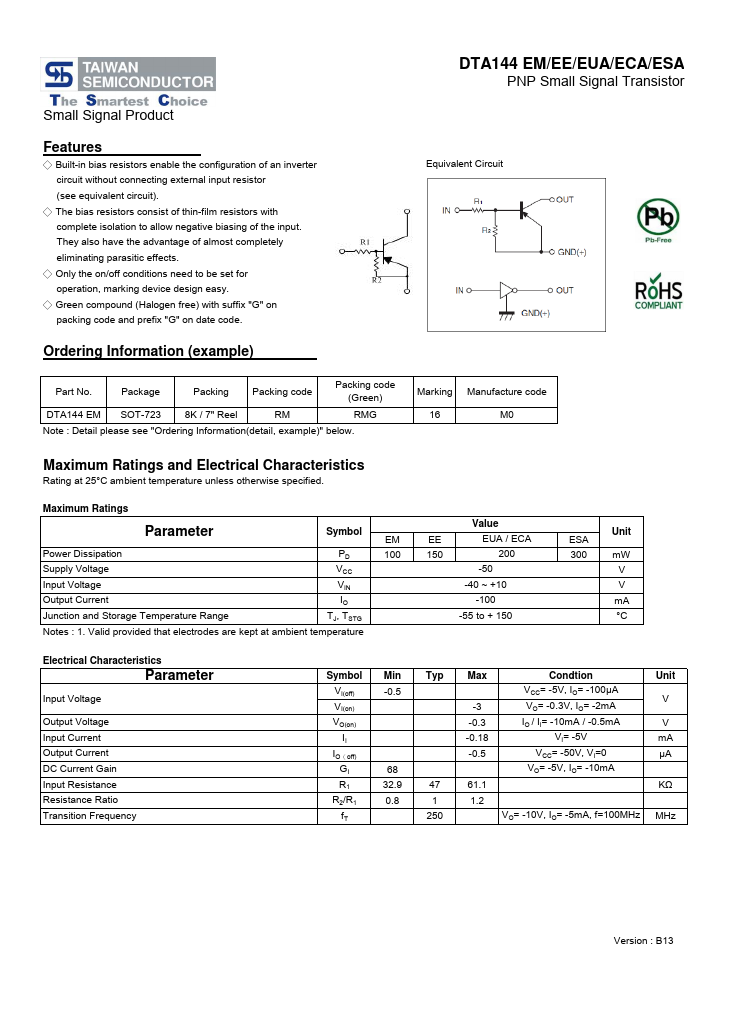 DTA144ECA