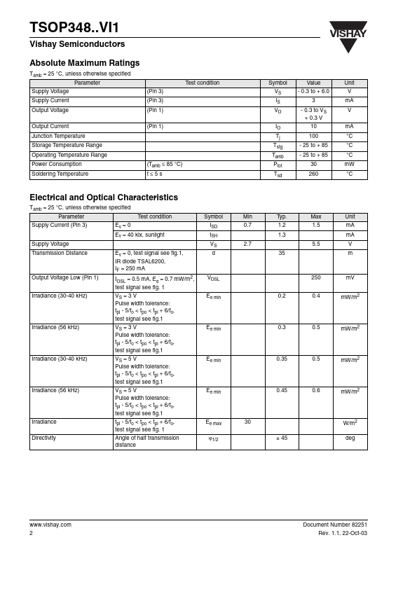 TSOP34830VI1