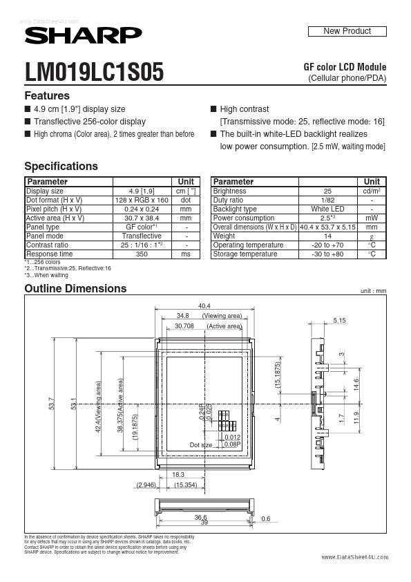 LM019LC1S05