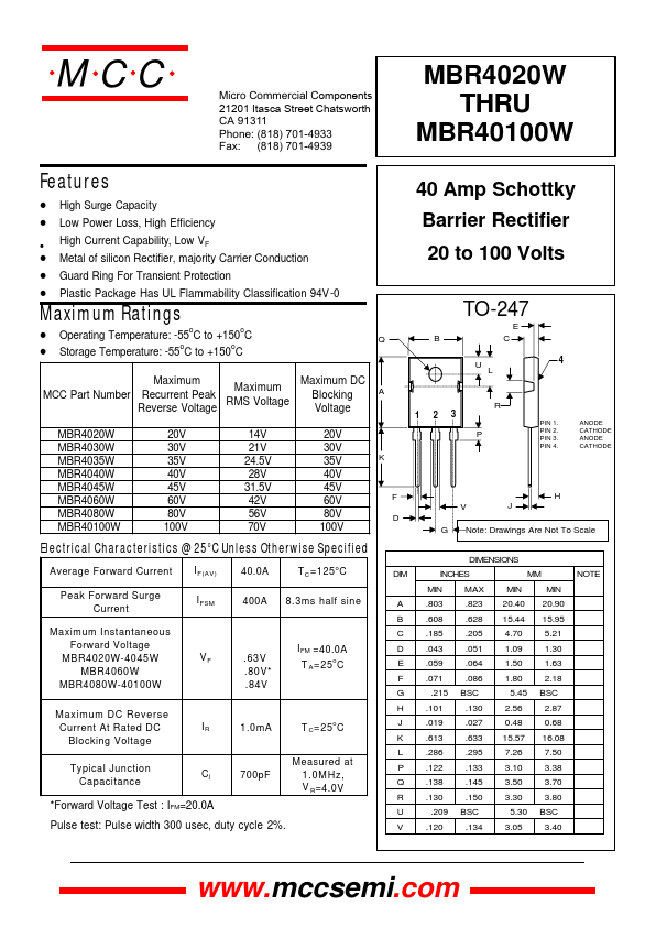 MBR4045W