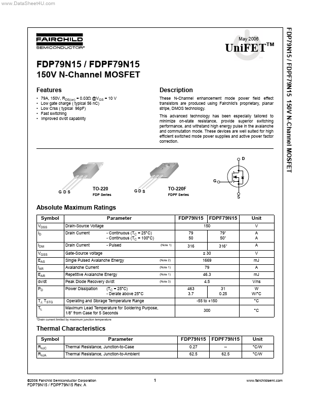 FDP79N15