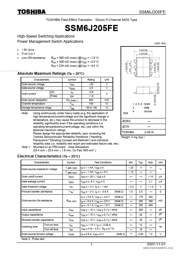 SSM6J205FE