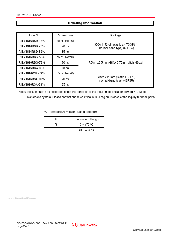 R1LV1616RSA-7S