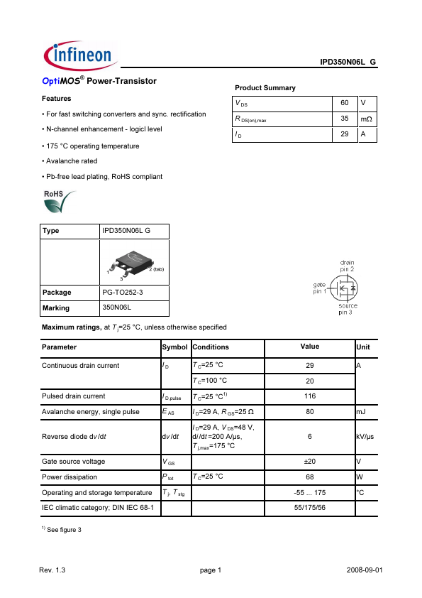 IPD350N06LG