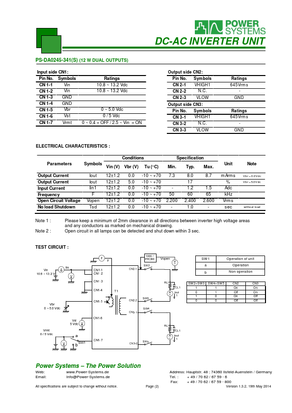 PS-DA0245-341S