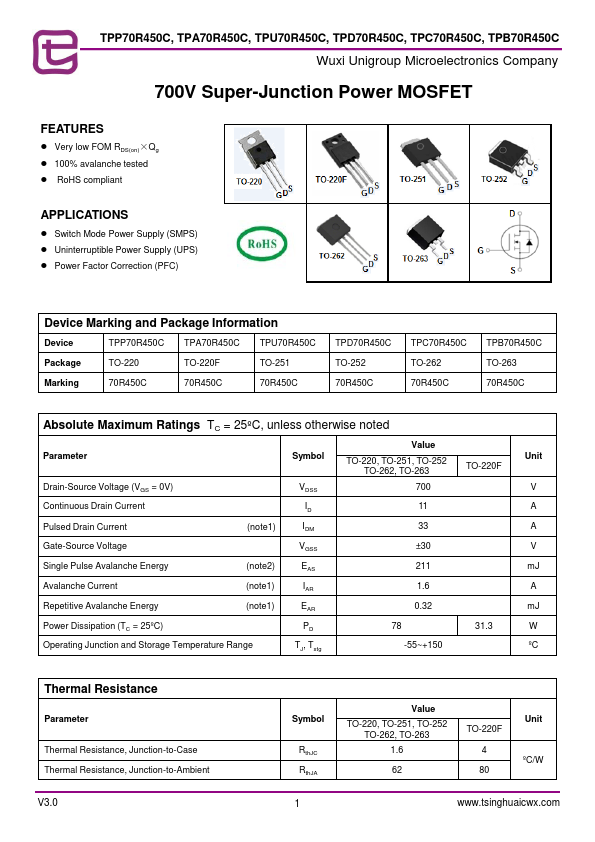 TPA70R450C