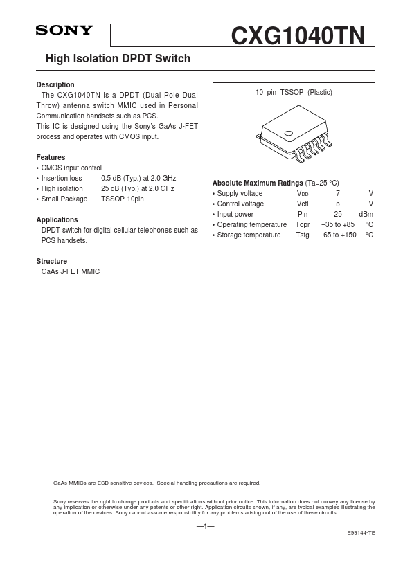 CXG1040TN