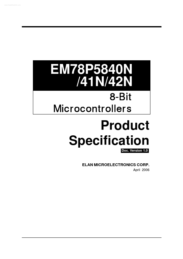 EM78P5842N