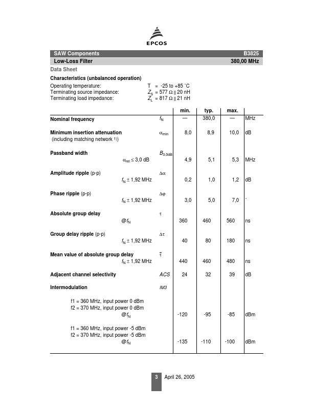 B3825