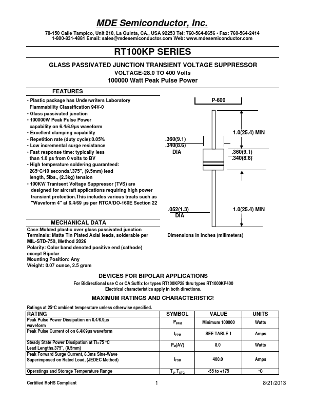 RT100KP150CA