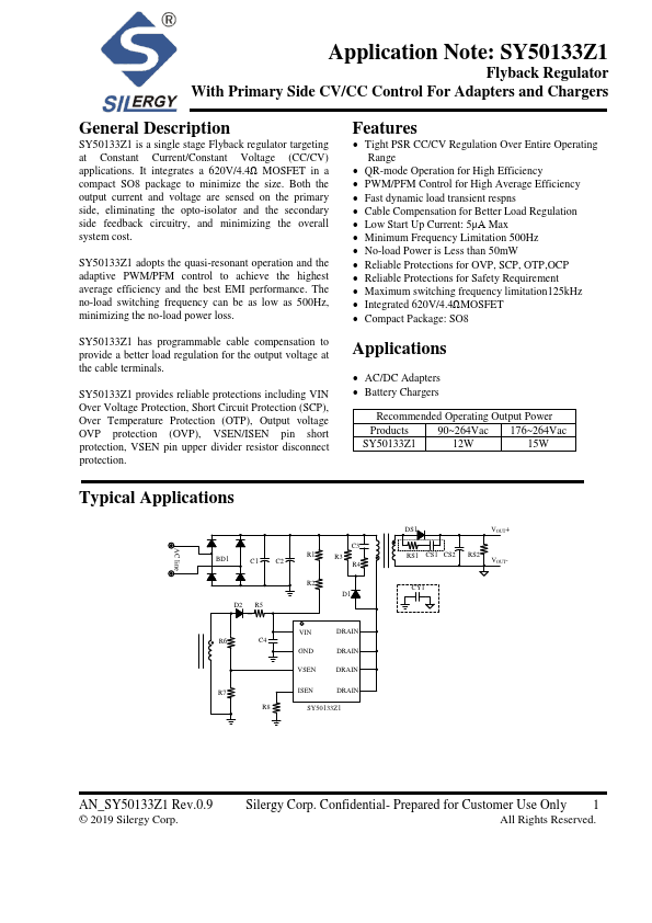 SY50133Z1 Datasheet Preview