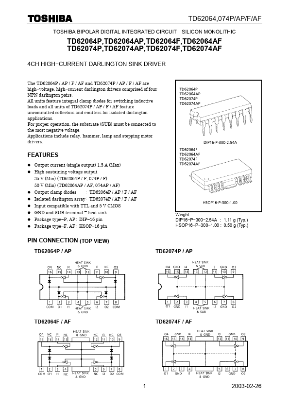 TD62064AF