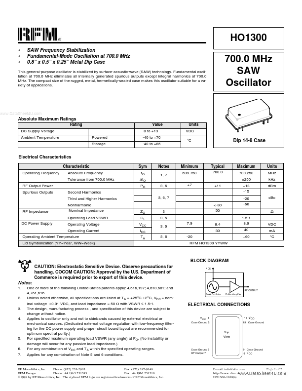 HO1300