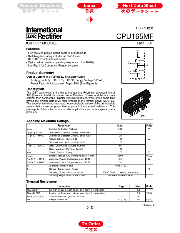 CPU165MF