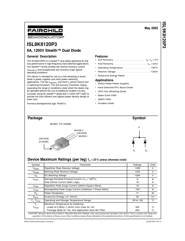 ISL9K8120P3