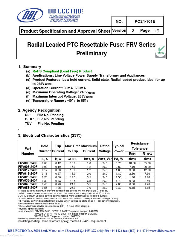 FRV040-240F