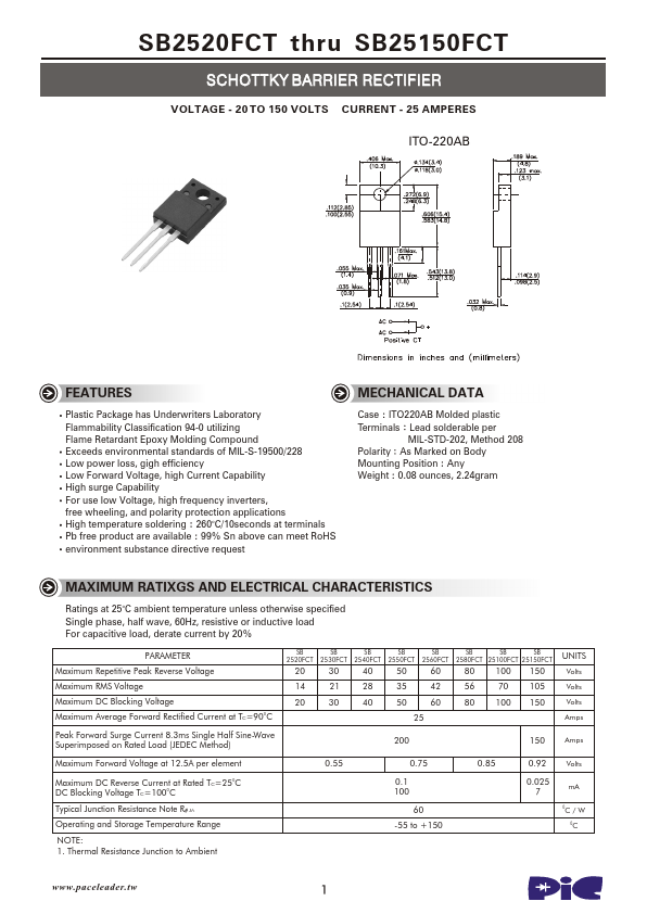 SB2550FCT