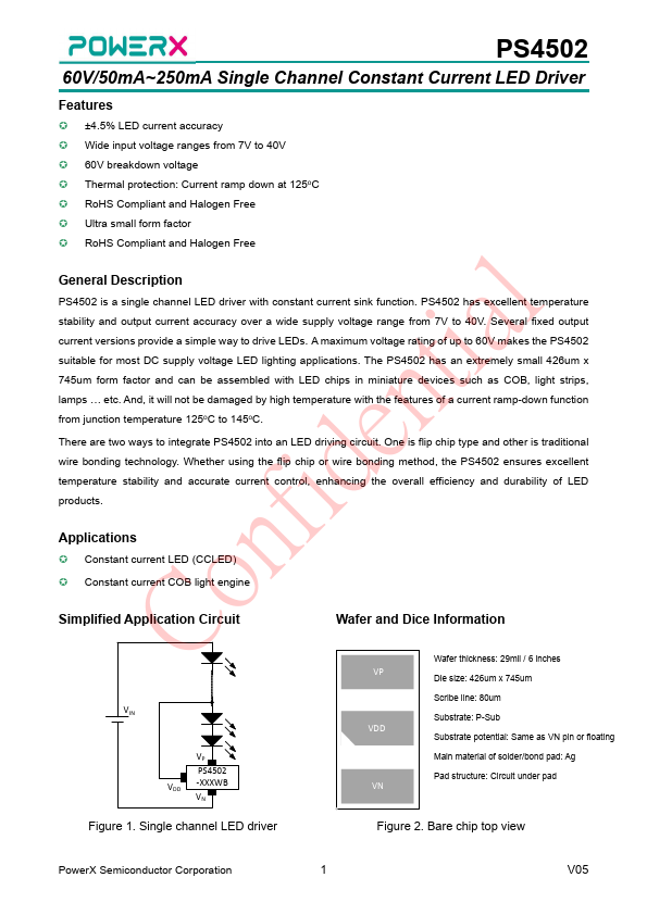 PS4502 Datasheet Preview