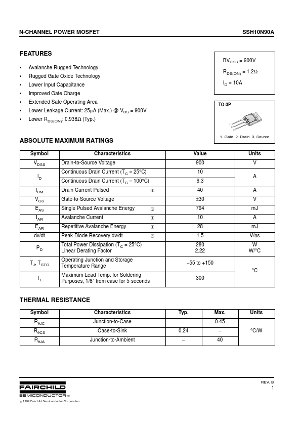 SSH10N90A