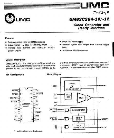UMC82C284