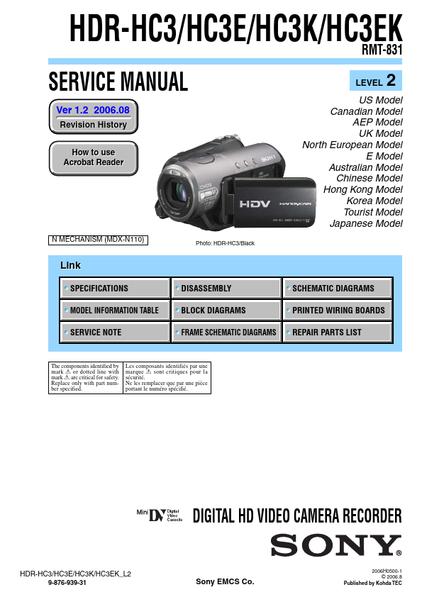 HDR-HC3K