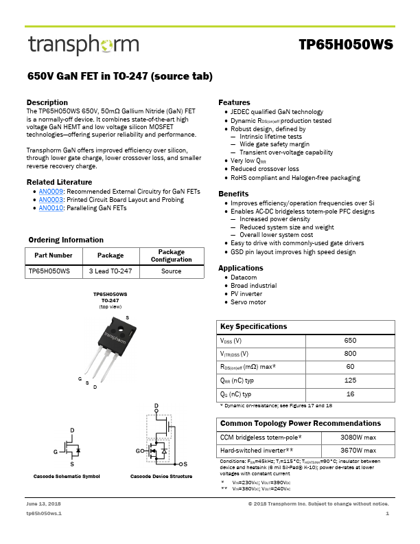 TP65H050WS